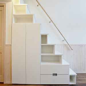 ロフト付き物件に導入する階段型収納家具 賃貸トレンド