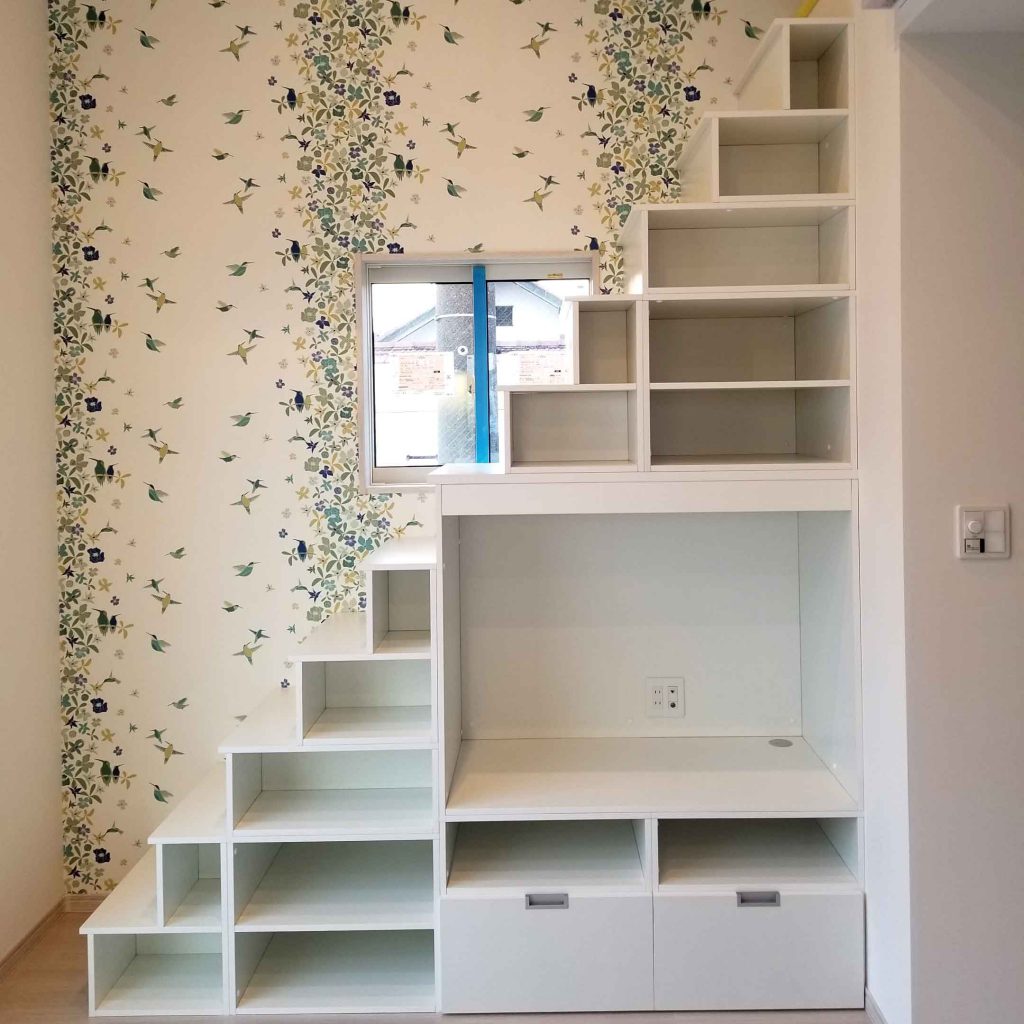 超安い 値下交渉受付 ロータス Lofty 階段収納 ロフト階段 棚 ラック Orointegrated Coop